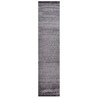 Silk Geometric Indoor Rug