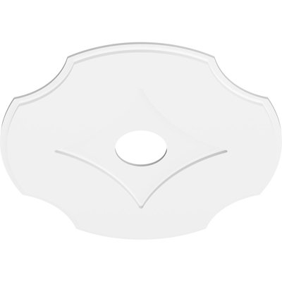 Médaillon de plafond contemporain en PVC Percival