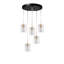 Luminaire suspendu à 5 lumières à intensité variable