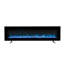 Wall mount Electric Fireplace with Remote Included, 12 Flame Colours,1800W-1952246290
