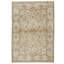 Hand Knotted Wool Area Rug in Cream