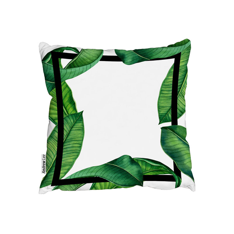 Botanical and Border Cushion Cover, 45cm x 45cm