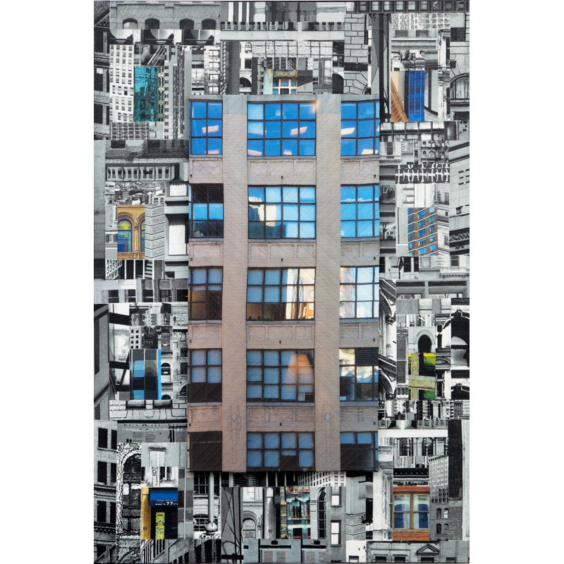 Patchwork City 28 Print by Marilyn Henrion