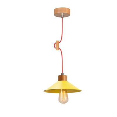 Luminaire suspendu conique à 1 lumière Hernandes