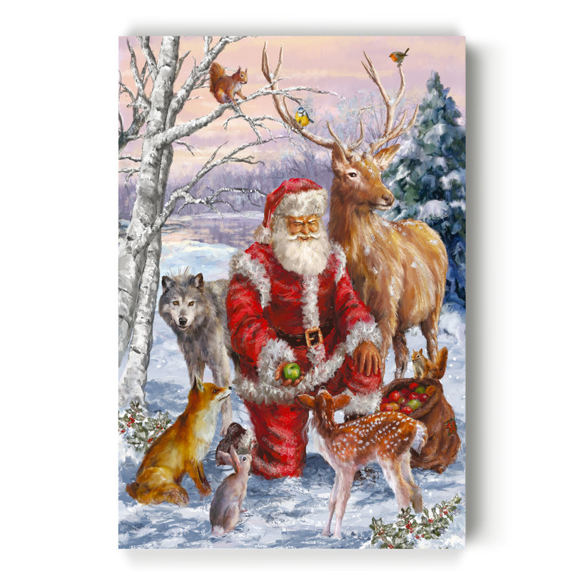 Winter Break - reproduction sur toile tendue, H 27 po x l 18 po x P 1 po