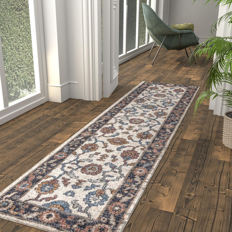 Tapis d'intérieur Akmal, Tapis de couloir 2 pi 7 po x 12 pi
