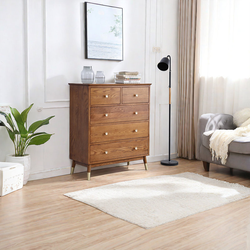 Commode d'appoint en bois massif