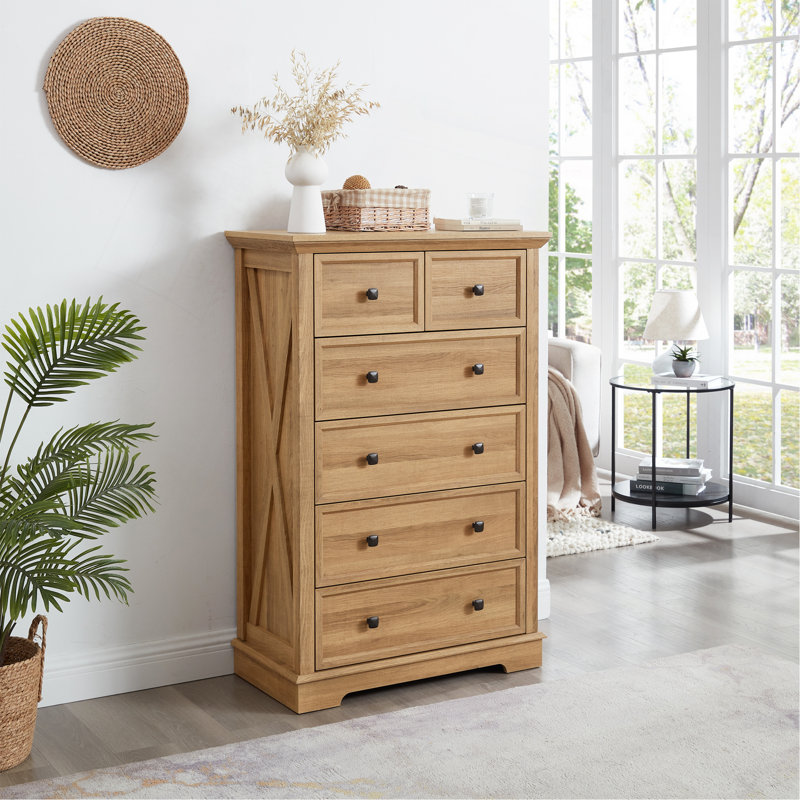 Commode polyvalente à 6 tiroirs pour un espace de vie organisé et des espaces élégants