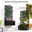 Metal Raised Garden Bed with Trellis