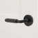 London Solid Brass Matte Black Door Lever with Knurled Handle