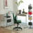 Criss Cross Armrest Office Chair With Wheels - Modern For Home Office, Meditation & Creative Work-814731039