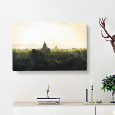 Old Bagan In Myanmar - Wrapped Canvas