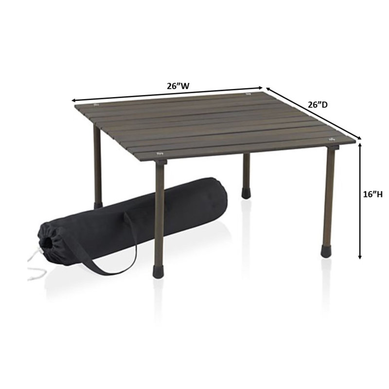 Table d'appoint pliante sahil, Espresso