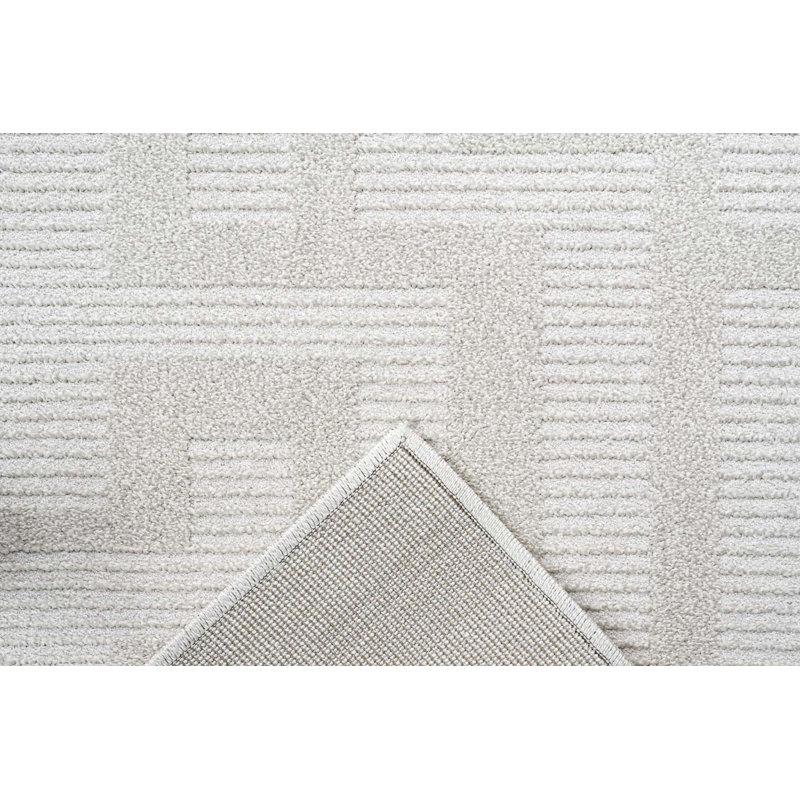 Geo Area Rug, Cream, Geometric, Rectangle 133cm  x 195cm