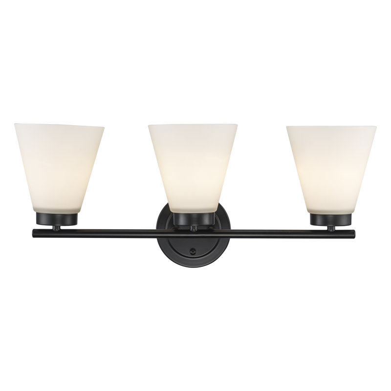 Fifer 3 - Light Dimmable Vanity Light, Matte Black
