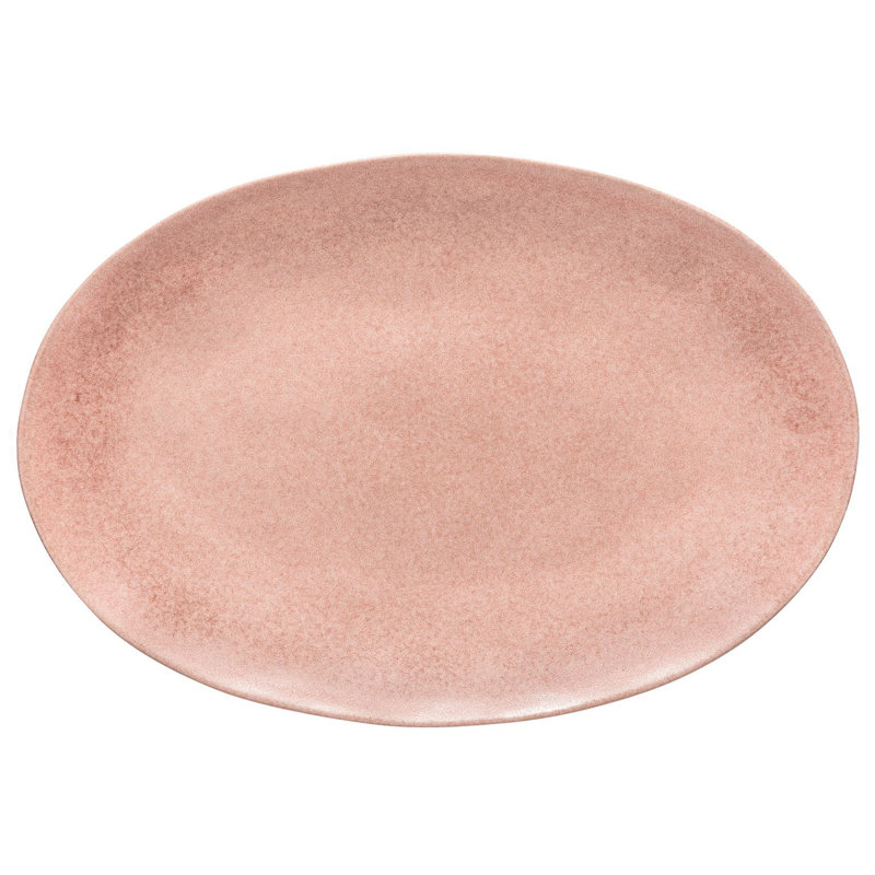 Plateau ovale 17,6 po Livia, Mauve / rose