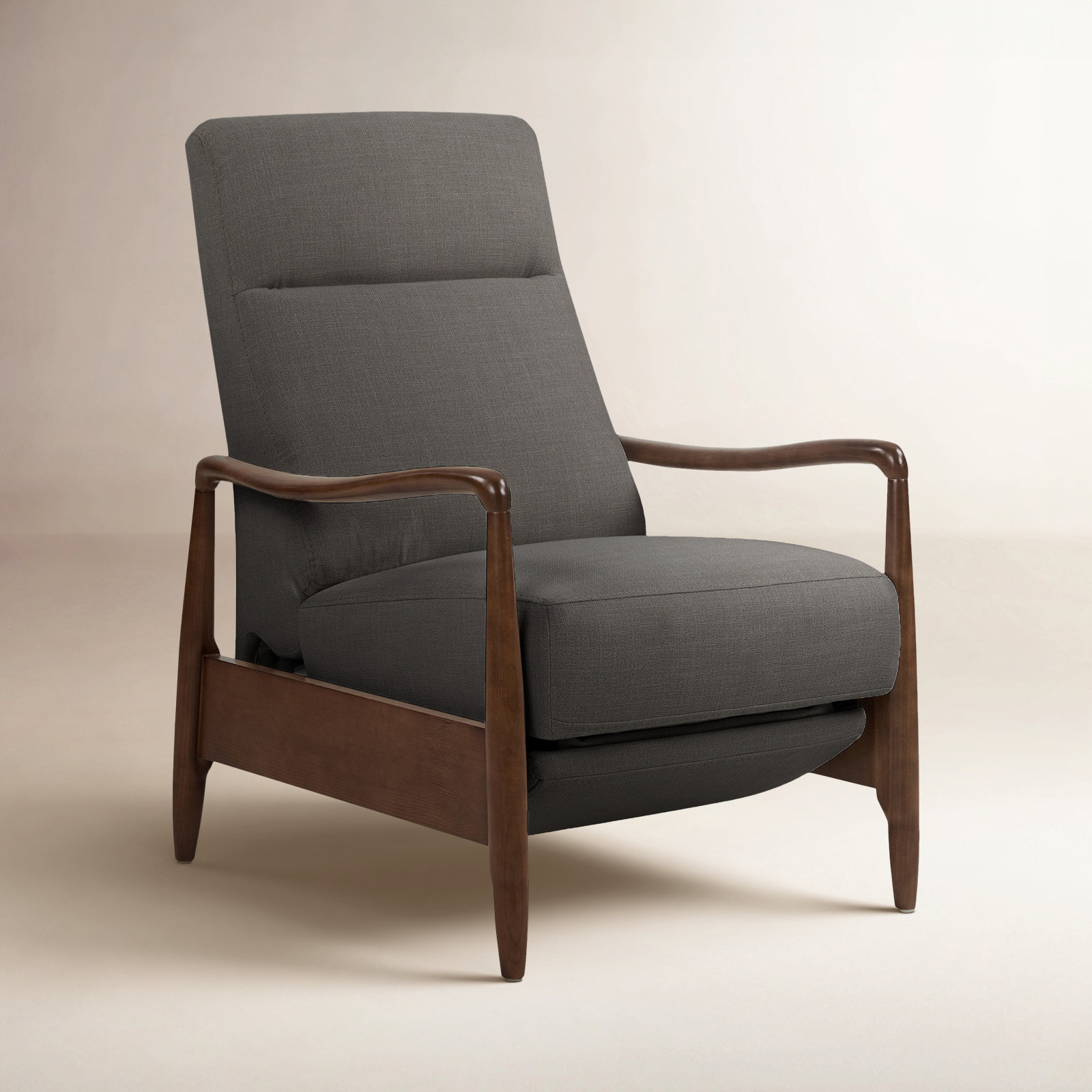 Beckett 31" Manual Recliner, Milo Fossil Performance Chenille