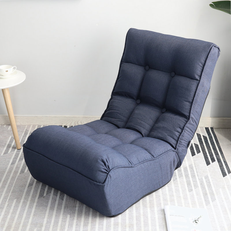 Fauteuil de plancher japonais, Bleu foncé