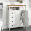 Armoire de rangement Farmhouse avec 2 portes et 4 tiroirs-1254885981