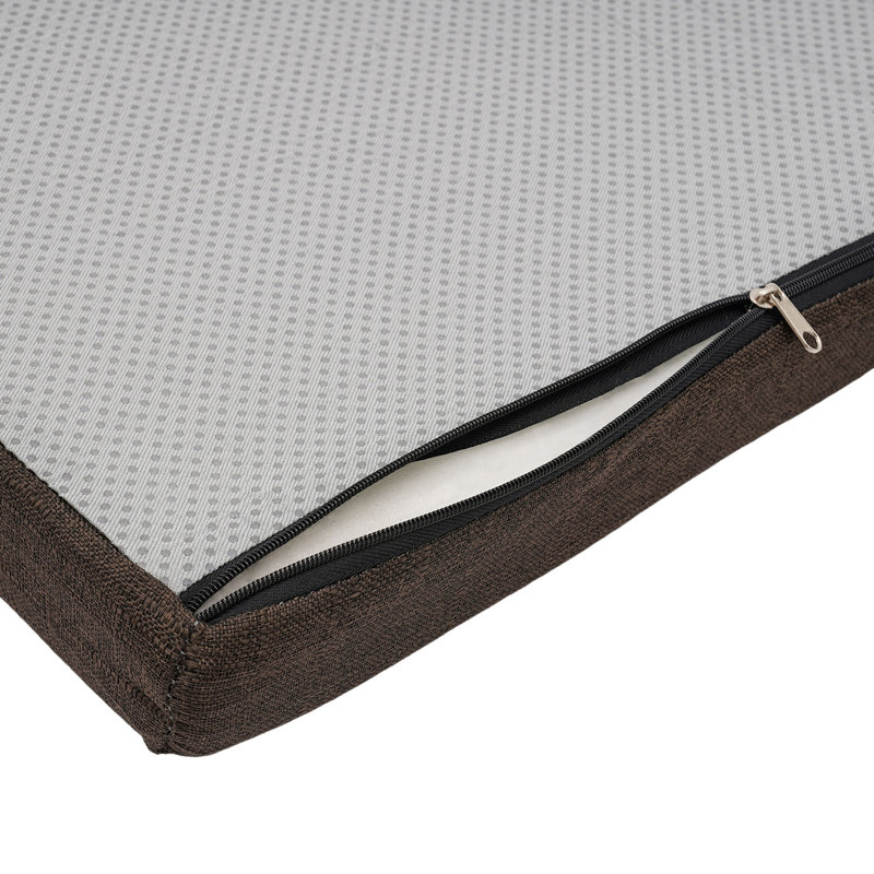 Outdoor Bench Seat Cushion, Dark Brown, 48" x 18"