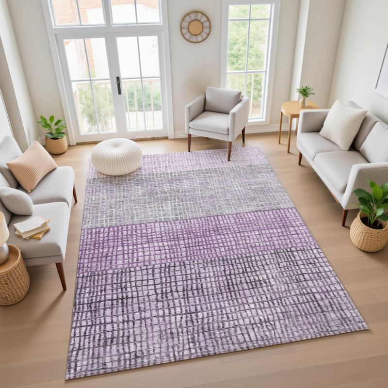 Premium Machine Washable Monnier AMF1831 Geometric Rug, Rectangle 10' x 14'