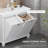 HOMCOM Tilt-Out Laundry Sorter Bathroom Cabinet