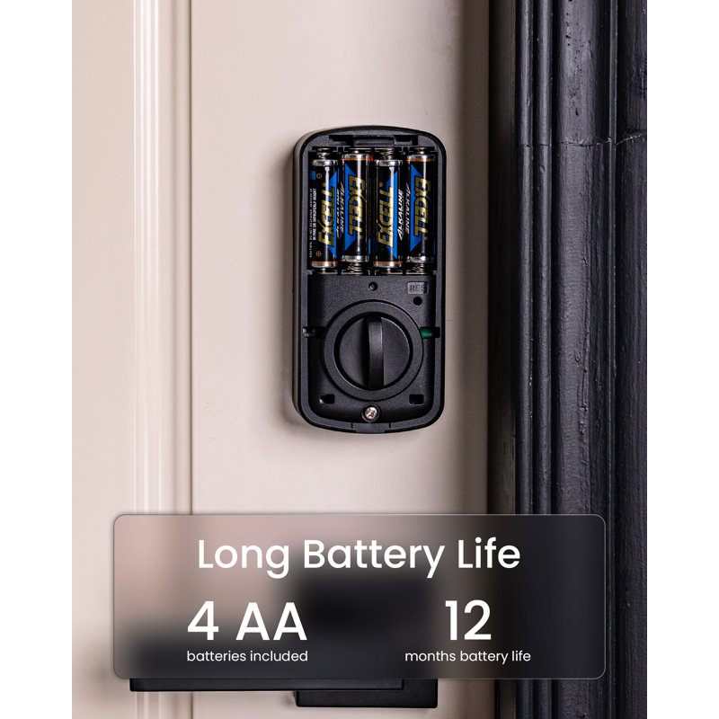 Desloc Fingerprint Keyless Entry Door Lock With Touchscreen Keypad