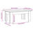 Abraar Engineered wood Four Leg Single Coffee Table-1164006480
