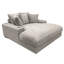 Très grand canapé-lit Cuddler avec porte-gobelet et port USB, chaise d'appoint de salon, gris