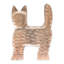 The Cat Wood Sculpture
