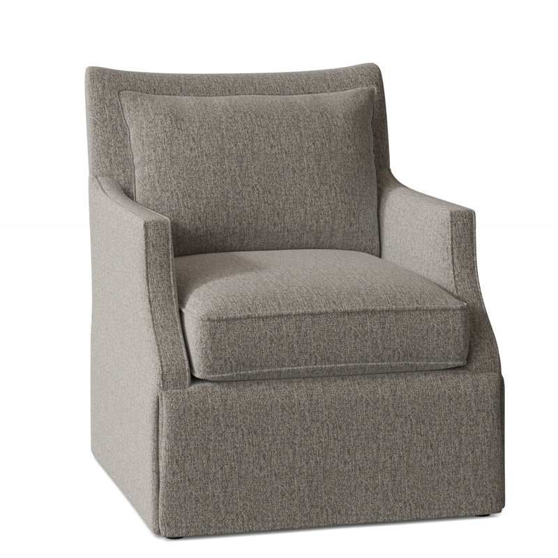 Holly Upholstered Armchair, Smoke (9508 63), Swivel