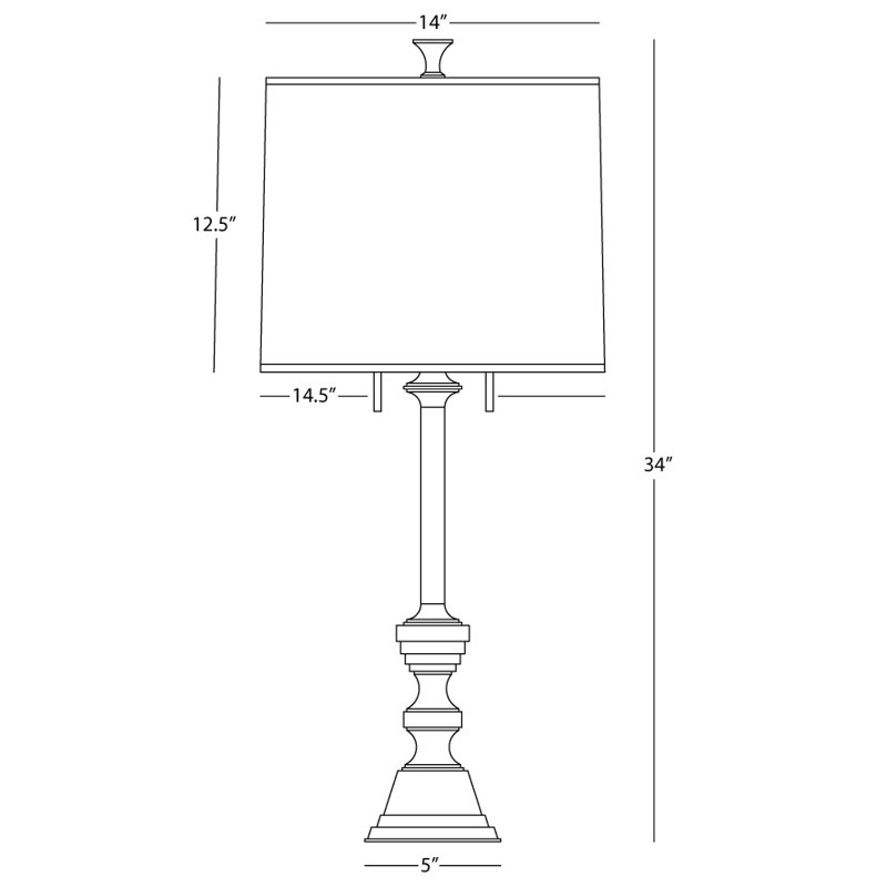 Lampe de table moderne avec abat-jour en tissu Dupioni | Collection Srkashlteni - Élégante conception de chandelier, hauteur 34, douille E26, parfaite pour la décoration intérieure