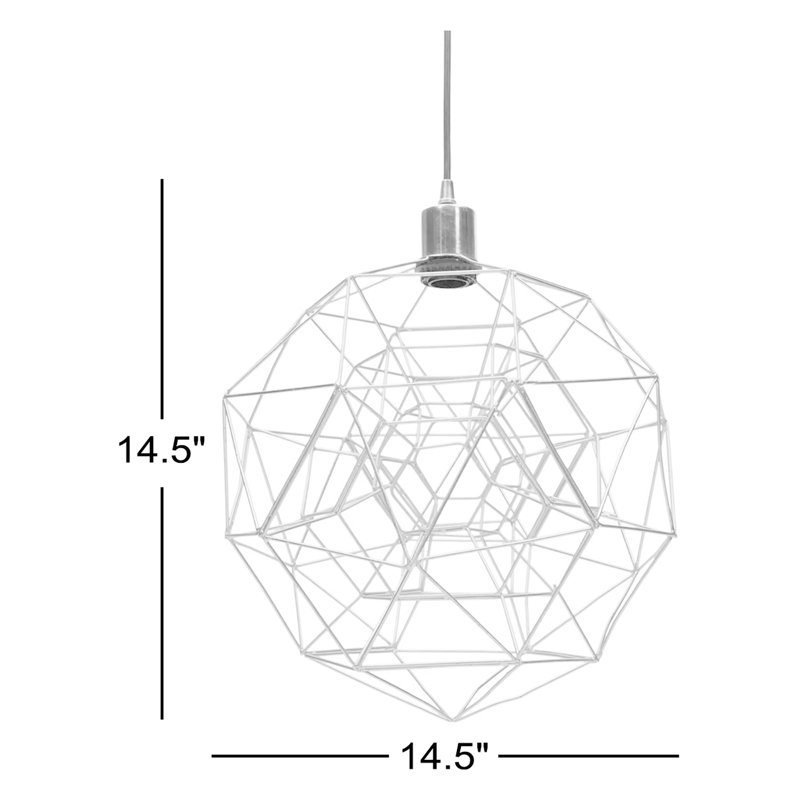 Luminaire suspendu géométrique 1 lumières simple Tinney