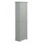 Grande armoire de rangement autoportante pour salle de bain avec tiroir et tablette réglable, finition peinte-1425507506