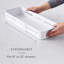YouCopia® DrawerFit® Sliding Drawer Bin, Expandable Kitchen Storage Organizer, Speckled White