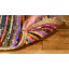 Tapis abstrait en coton et jute tissés à la main Naveen-1352279615