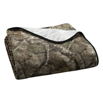 Jeté Realtree APX Silk Touch Sherpa 60X80