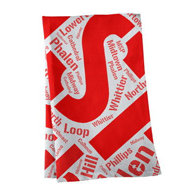 Serviette à thé « districts »