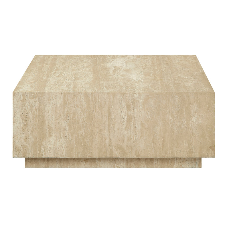 Deon Beige Travertine Coffee Table