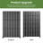 6 ft. H x 4 ft. W Metal Privacy Screen Fence Panel Brick Pattern-55887650