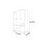Garde-robe en bois simple et pratique