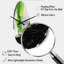 Grande horloge murale 3D en marbre vert et noir-811120626