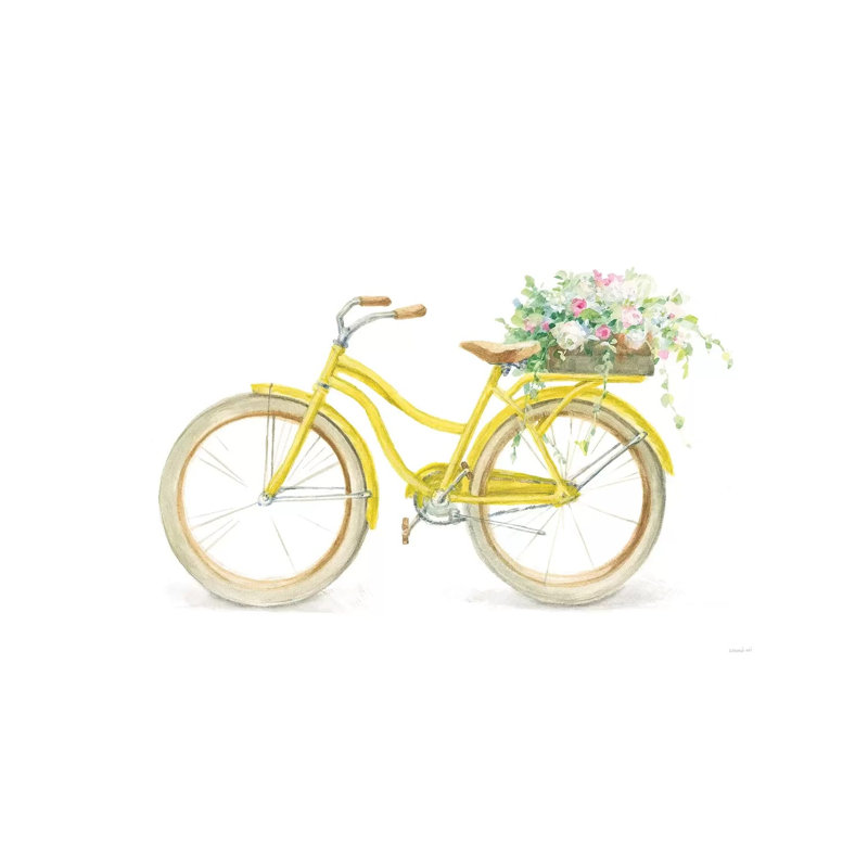 Floursack Home II On White by Danhui Nai - Wrapped Canvas Print, 20.32 cm H x 30.48 cm W