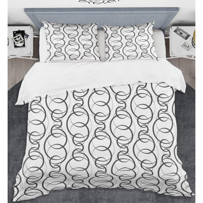 Ensemble de housse de couette rétro Minimal VI Mid-Century