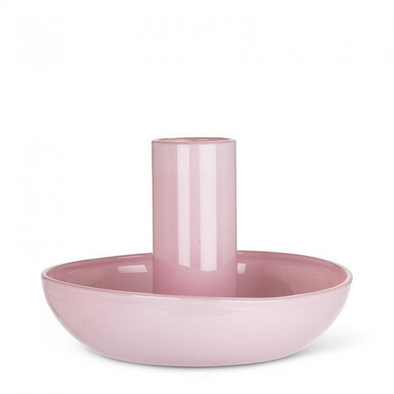Porte-bougie, Rose