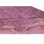 Tapis fait à la main pour chambre d'enfant 5,5 x 9,4 pi. Tapis de salon rose moderne