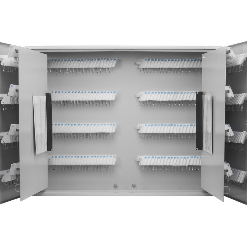Armoire 480 avec serrure et étiquettes - Idéal pour le bureau à domicile Feuille de journal 480 clés Gestion efficace des clés