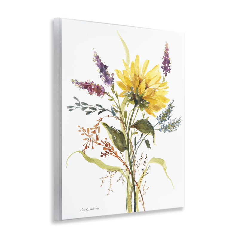 Art mural Wild Summer Blooms, design par Carol Robinson