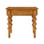 Table de bout étroite en bois massif avec tiroir, table d'appoint de canapé rétro pour le salon, assemblage facile, finition naturelle