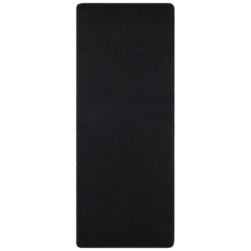 Nasty Tufted Black Rug, Runner 80 x 200cm